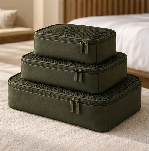 Olive packing cubes
